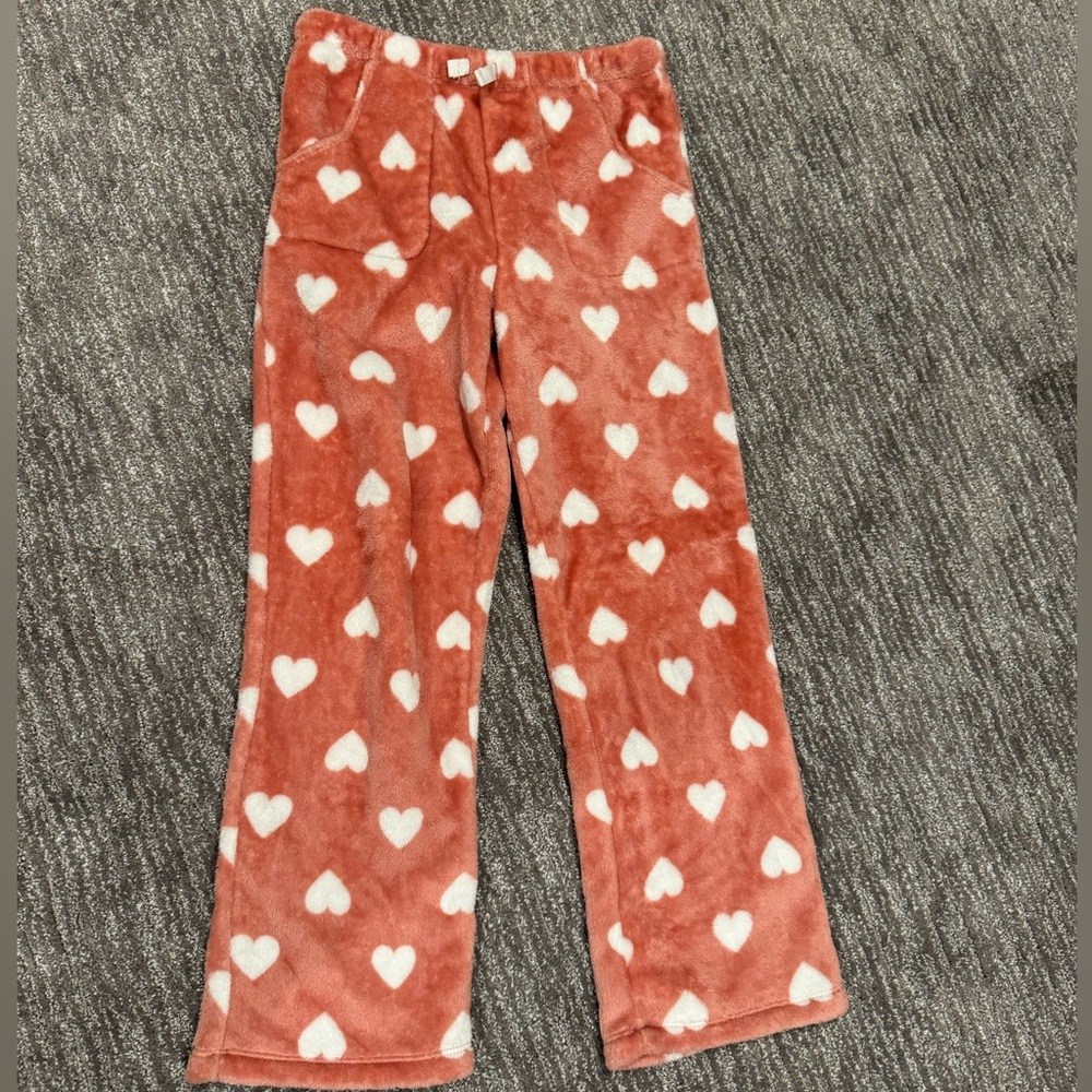 Super Plush Pale Pink Girls Lounge Pants 10/12